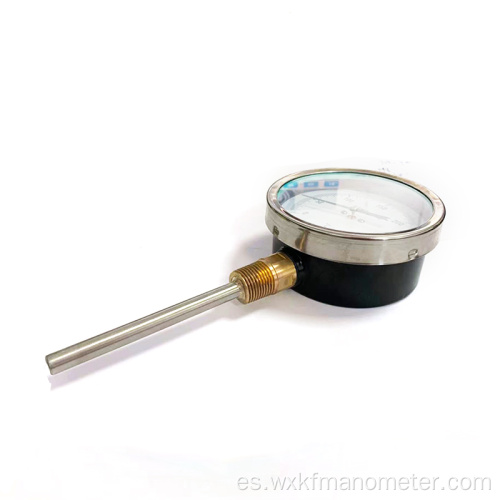 medidores de termómetro bimetálico de acero inoxidable